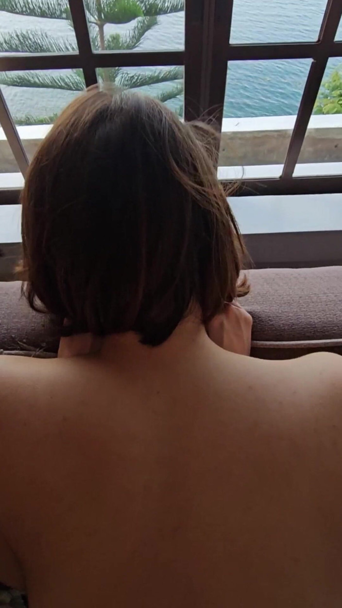 DaddyLikesItPetite: 리조트 호텔 뷰에서 더러운 이야기 많이 하는 필리핀 겸둥이 따먹기