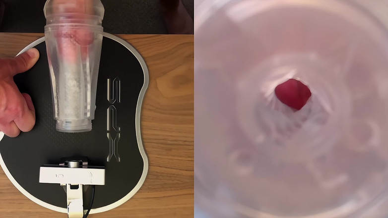 NakedFoxx: Dual cam fleshlight fuck dan orgasme intens: sampai crot di...