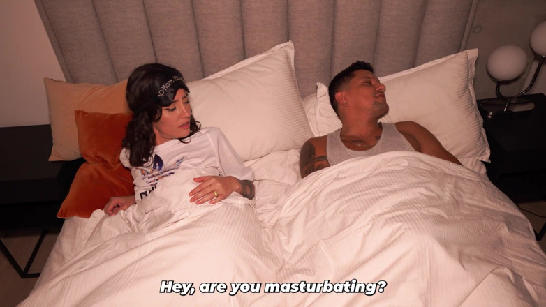 Tibasinsx: Beautiful Skinny Catches Me Masturbating and Helps Me Get All...