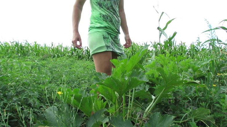 SexyAnka: V přírodě od roztomilé dámy