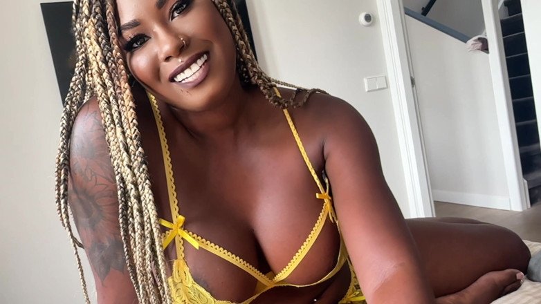 Xeinna Rose: POV Ebony Xeinna Rose Gives Sex Lessons to Scott Stark