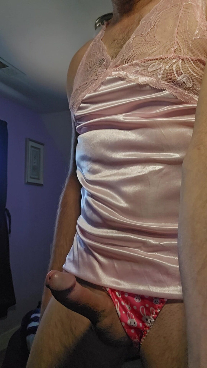 Fantasies in Lingerie: Mutandine coniglietta di raso rosa