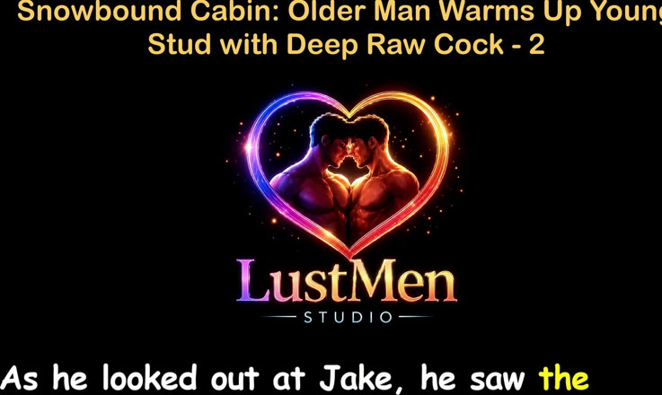 LustMen: English Audio Gay Sex Story - Snowbound Cabin: Starszy mężczyzna rozgrzewa...