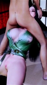 Scarlet fantasi dewi dibangunkan - hentai animasi 3D
