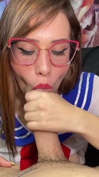 흥분한 오타쿠 십대와의 시점 구강성교