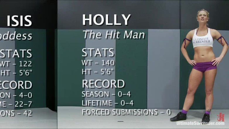 Ultimate surrender by Kink: Isis the Goddess Love(4-0) Vs Holly the Hit Man Heart (0-4)