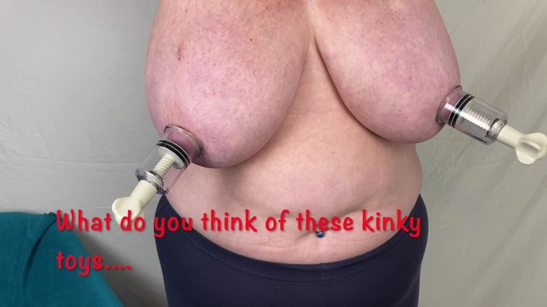 Mr MF: Mrs Mature Feet Playing with Kinky Titty Toys