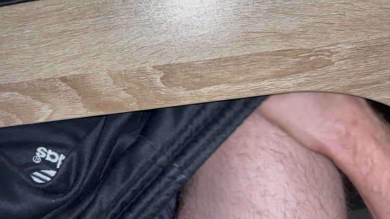 intra_muscular: Big Dick Cumming on Hairy Leg