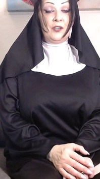 Bible Study Nun Catches You Jerking off Scolding Humiliation