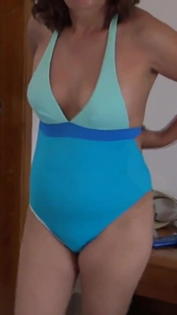 Compilation - My 58 year old wife shows off in bikini before fucking