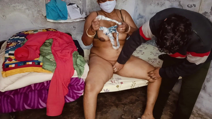 Neighbor's Aunty Said, Before Fucking Me, Massage My Breasts Well and Lick My Pussy to Get the Juice Out of It. (Your love geeta)