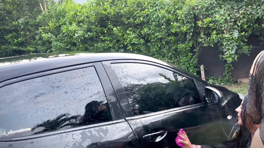 Horny Students Wash Car and Fuck (Karen Sleent) Horny Students Wash Car and Fuck (Karen Sleent)
