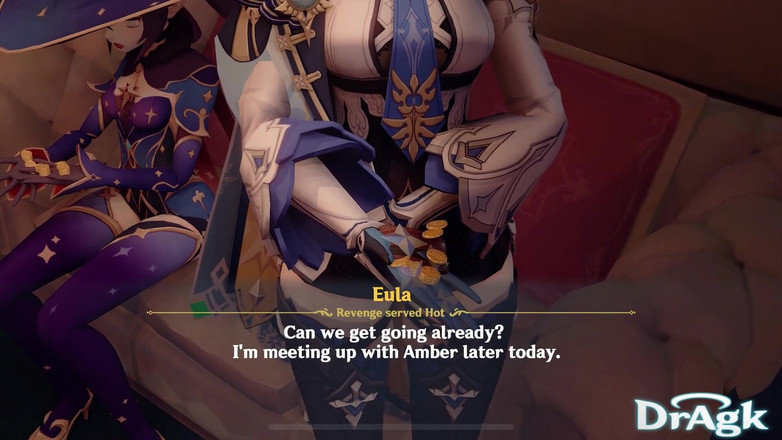 DrAgk: 蒙德施塔特狂欢mona jean Eula在汽车旅馆的genshin冲击 3D色情钢棒