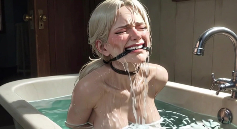 Anime Hentai: 90 anni nonna bondage vasca da bagno - arrapata e che...