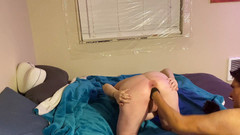 Hot potato girl: Seins attachés, fouettés, canné et fistés