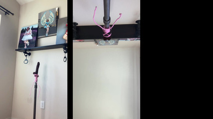 Sissy Candy: Sissy-meid met haar serveerbak die haar dildo-stand berijdt