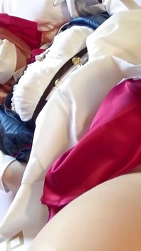 Surowe creampie Gyaru Cosplayer szaleje Ahegao odsłonięty punkt kulminacyjny po punkcie kulminacyjnym