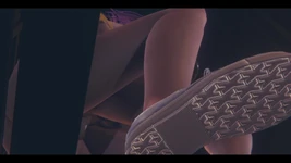 Lol Hentai 3D - Akali Fucked on Her Knees and Sitting at Street - Japanese Asian Manga Anime Game Porn