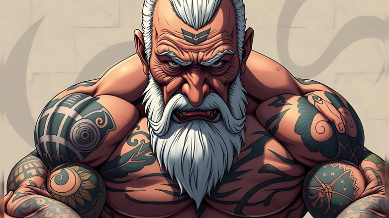 Erotic Man: Ai muscle y fantasía tatoo hombres