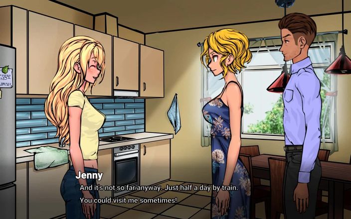 Dirty GamesXxX: Pizza heet: de verlegen blondine gaat naar de universiteit - aflevering 1