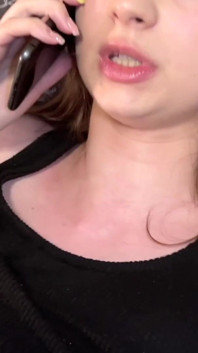 The Slut Is Talking to the Boss on the Phone While She Is Being Fucked.