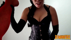 DominaFireOfficial: POV femdom pegging Sissy od Dominafire