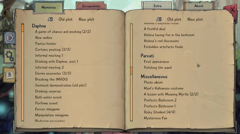 LewdArcade: Brujas inocentes Helena Ravenclaw y Parvati Patil y Nola Corey...