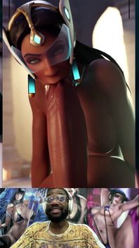 Milky Breast Hard Long Ass Futa Cock Symmentra Sends You This Sucking Her Own Dick