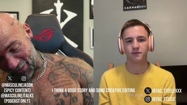 Raw and Uncensored with Masculine Jason: Porn Star Confessions - Zac Steele Episode 190