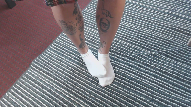 Abby Anna: Hübsche weiße knöchelsocken