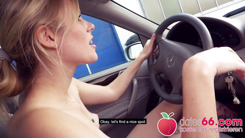 Dates66: Блондинку Claudia Swea выебали в центре Берлина!