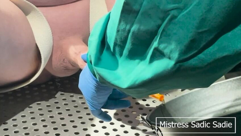 Sadic Sadie: 간단한 카테터 시연, 그의 요도를 넓히다
