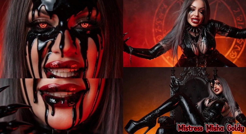 Goddess Misha Goldy: Put Your Dick in My Poison Liquid. JOI Destruction
