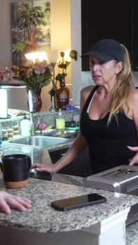 Sexy Tattoo'd Muscle Stepmommy Hulda Lopez Gives Chubby Older Client Happy Ending Massage!