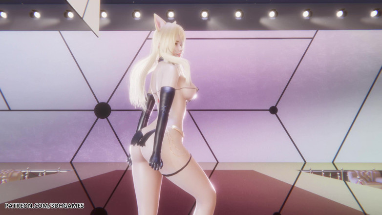 3D-Hentai Games: Mmd Hyo Min - Corpo Bello Ahri Sexy Striptease League of...