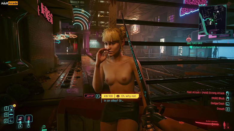 LewdArcade: Cyberpunk 2077 Grace &amp; Charlene Fox Sexuální Scény [18+] Joy Toy Hot Scény...