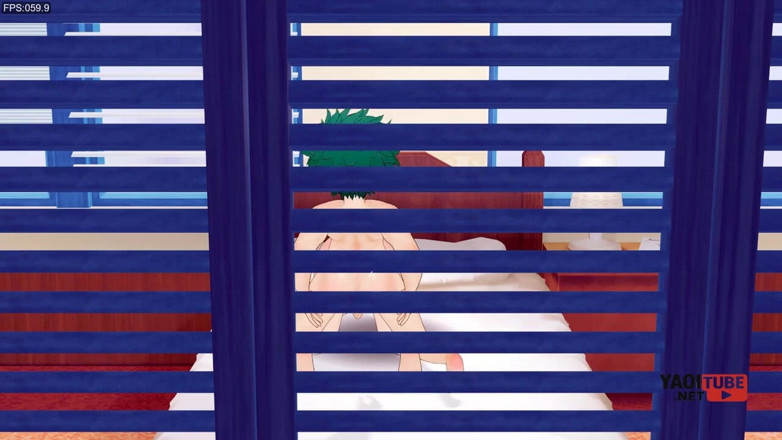 Yaoitube: Můj hrdina Akademie Yaoi - Deku šuká Todoroki v Midoriya Rooms