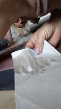 Semen Coming Out of Her Pussy