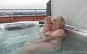Camilla Creampie Girls: Camilla and Anna Lynx in the Hot Tub