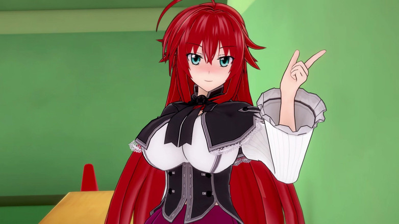 Fantasy king: Rias Gremory sex in biblioteca - Dxd Ntr Serie di follia