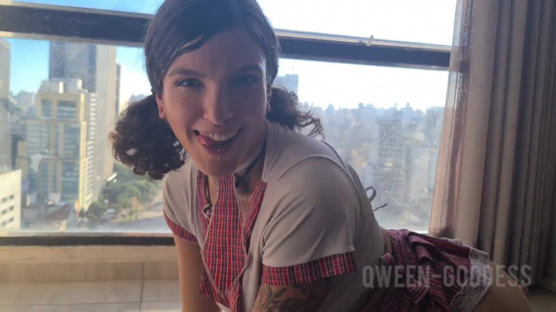 QweenSG: Babe Girl Anal Deep Fucking Training