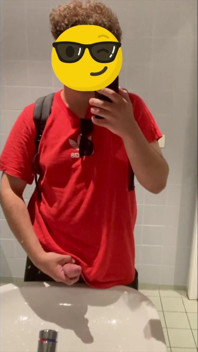 Jacking off in Parking Lot Bathroom in Antwerp