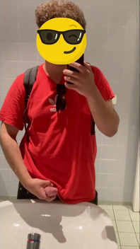 Jacking off in Parking Lot Bathroom in Antwerp