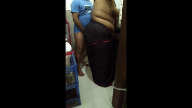 Aria Mia: Punjabi Hot Stepmom in Saree Without Blouse Fucked by Stepson...