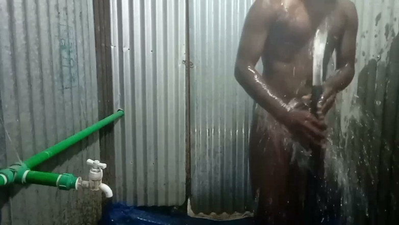 Gay sex video 1: Nudy Shower and Masturbate