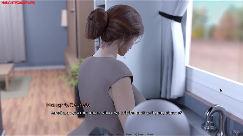Naughty gameplays: Kocası odaya girdiğinde orta yaşlı seksi ev sahibesinin götüyle oynayan...
