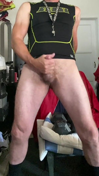 Dilf Jockdad87 Is a Beast with His Big Cock and Cumshot