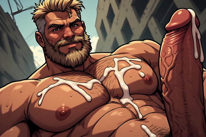 Erotic Man: Arte erótica de homens pegajosos