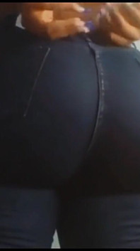 Gorda bunda Jean Fitting
