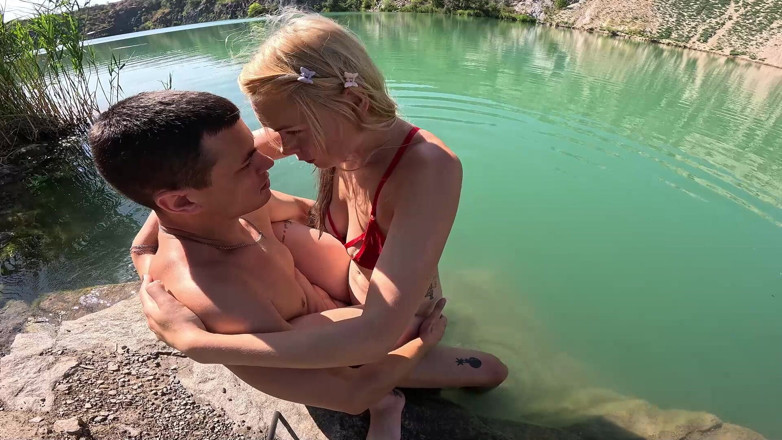HotPrincessUA: Lake Ride &amp; Wet Blowjob with Facial